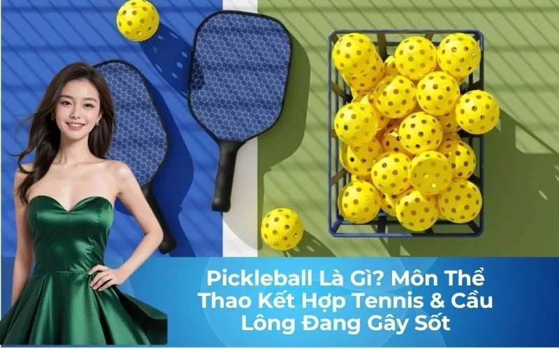 Pickleball Là Gì? Môn Thể Thao Kết Hợp Tennis & Cầu Lông Đang Gây Sốt