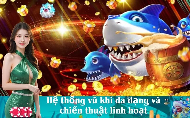 Hệ thống vũ khí đa dạng và chiến thuật linh hoạt