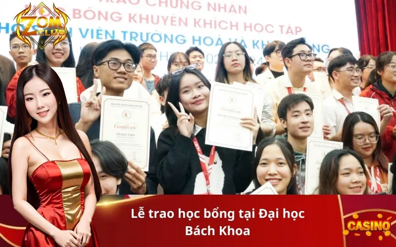 Lễ trao học bổng tại Đại học Bách Khoa