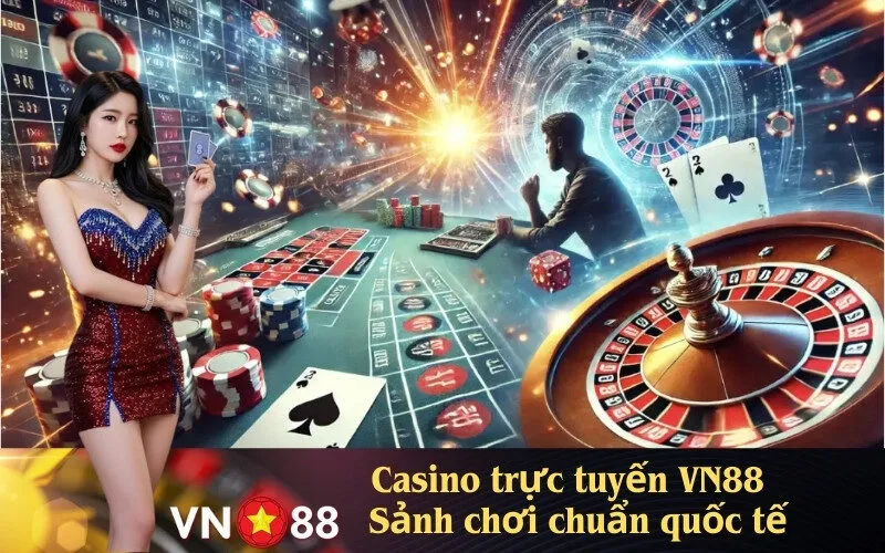 Casino trực tuyến VN88 – Sảnh chơi chuẩn quốc tế