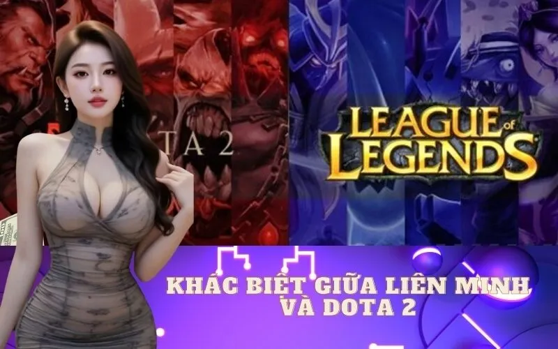 Sự Khác Biệt Chính Giữa Liên Minh Huyền Thoại và Dota 2