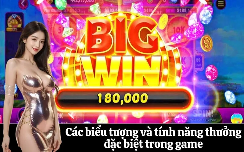 Các biểu tượng và tính năng thưởng đặc biệt trong game