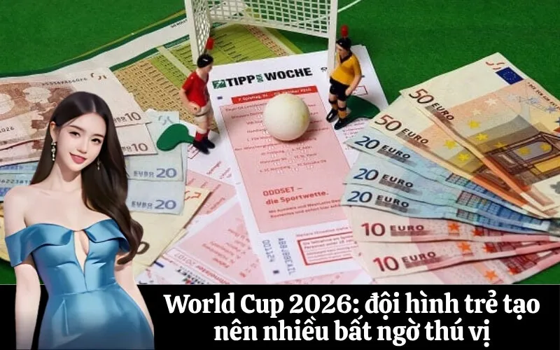 World Cup 2026: đội hình trẻ tạo nên nhiều bất ngờ thú vị